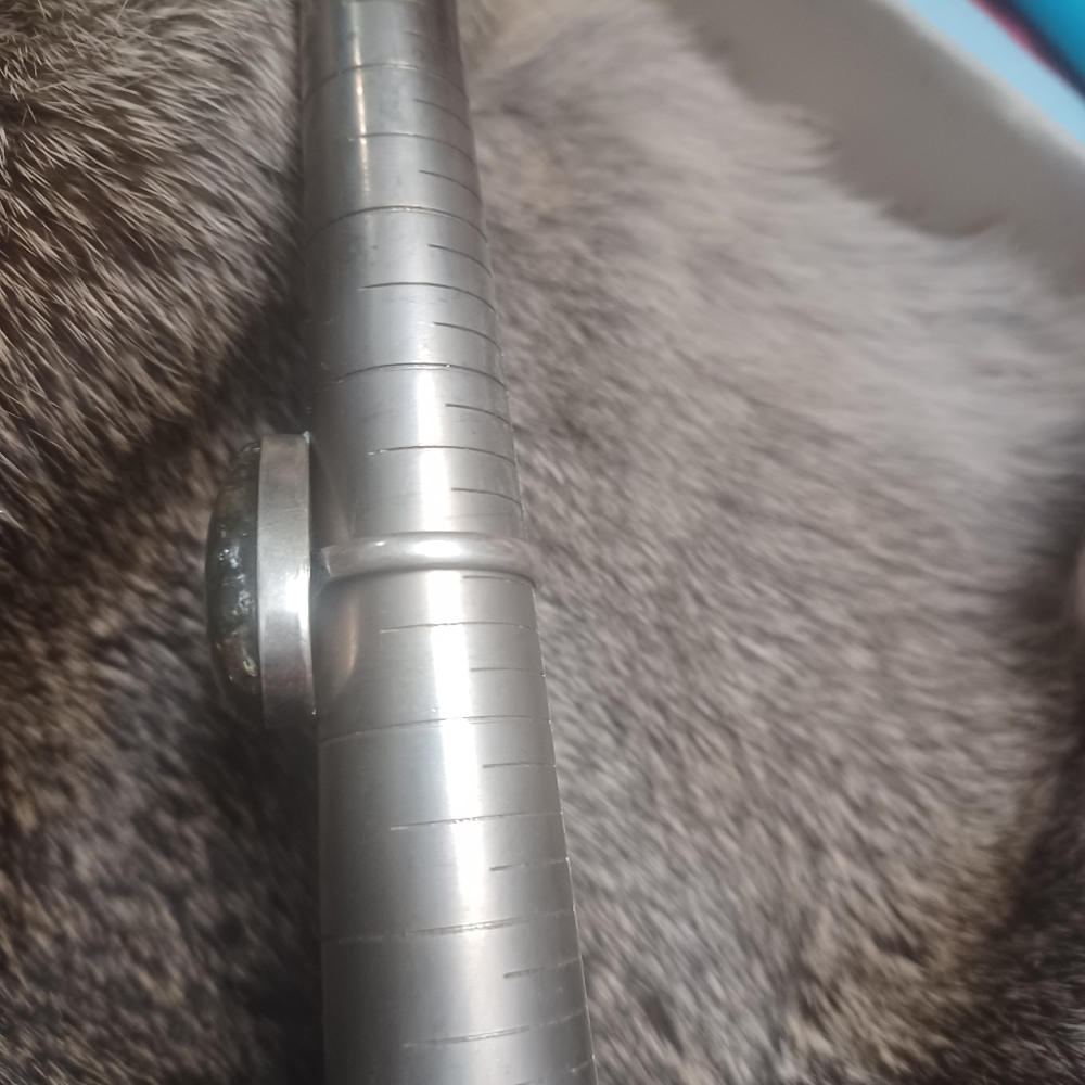 Solid Sterling Silver Size 9 Laboradite Ring. - image 3